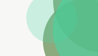 Beyaz arkaplanı olan basit, modern, soyut yuvarlak daireler.