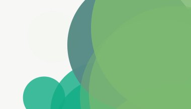 Beyaz arkaplanı olan basit, modern, soyut yuvarlak daireler.