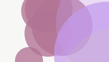 Beyaz arkaplanı olan basit, modern, soyut yuvarlak daireler.