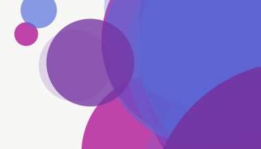 Beyaz arkaplanı olan basit, modern, soyut yuvarlak daireler.