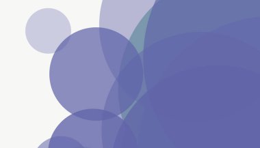 Beyaz arkaplanı olan basit, modern, soyut yuvarlak daireler.