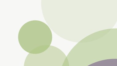 Beyaz arkaplanı olan basit, modern, soyut yuvarlak daireler.