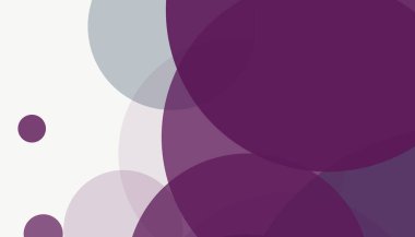 Beyaz arkaplanı olan basit, modern, soyut yuvarlak daireler.