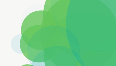 Beyaz arkaplanı olan basit, modern, soyut yuvarlak daireler.