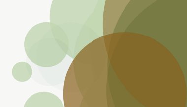 Beyaz arkaplanı olan basit, modern, soyut yuvarlak daireler.