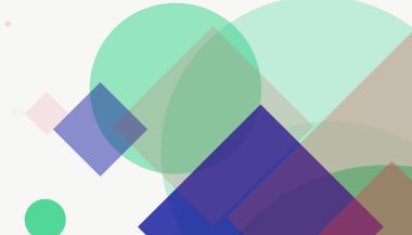 Modern renkli geometrik şekiller basit soyut desen arkaplanı