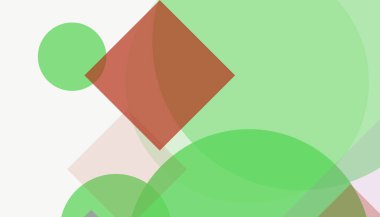 Modern renkli geometrik şekiller basit soyut desen arkaplanı