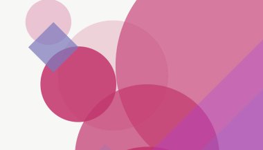 Modern renkli geometrik şekiller basit soyut desen arkaplanı