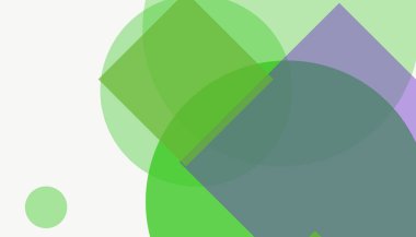 Renkli geometrik şekiller basit modern soyut model arkaplanı