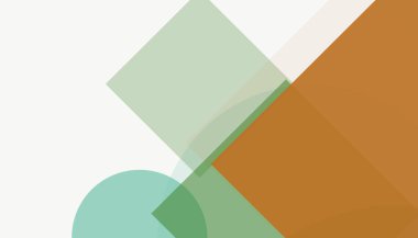 Renkli geometrik şekiller basit modern soyut model arkaplanı