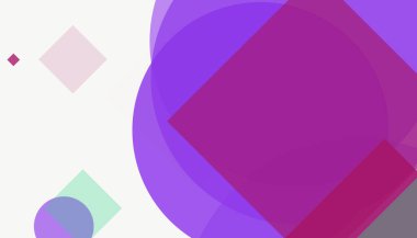 Renkli geometrik şekiller basit modern soyut model arkaplanı