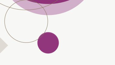 Geometrik basit modern soyut neon retro daireler ve ışık arka planlı kareler