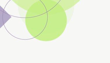 Geometrik basit modern soyut neon retro daireler ve ışık arka planlı kareler