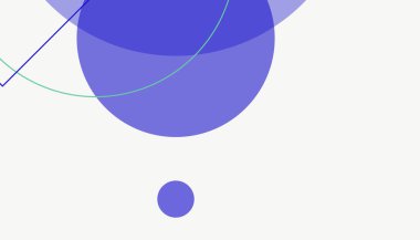 Geometrik basit modern soyut neon retro daireler ve ışık arka planlı kareler