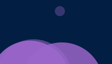 Geometrik basit modern soyut neon retro daireler ve koyu arkaplan desenli kareler