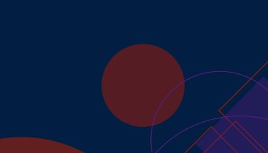 Geometrik basit modern soyut neon retro daireler ve koyu arkaplan desenli kareler