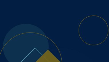 Geometrik basit, soyut neon daireler ve koyu arkaplan desenli kareler