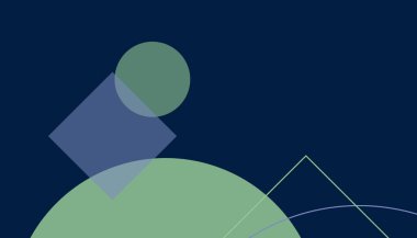 Geometrik basit, soyut neon daireler ve koyu arkaplan desenli kareler