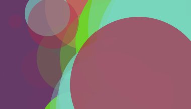 Asgari çemberler soyut arkaplan deseni