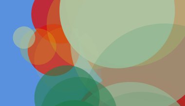 Asgari çemberler soyut arkaplan deseni