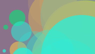 Asgari çemberler soyut arkaplan deseni