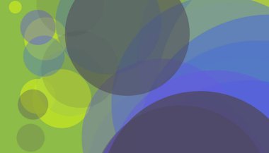 Asgari çemberler soyut arkaplan deseni