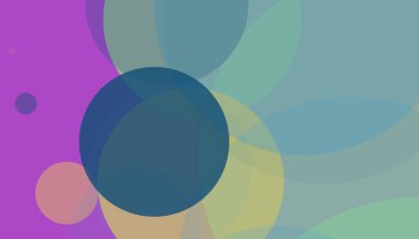 Asgari çemberler soyut arkaplan deseni