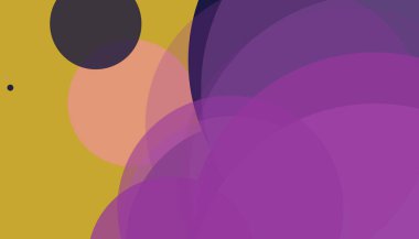 Asgari çemberler soyut arkaplan deseni