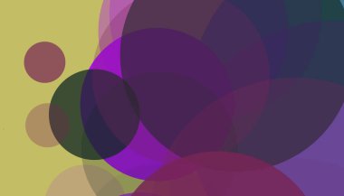 Asgari çemberler soyut arkaplan deseni