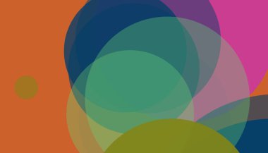 Asgari çemberler soyut arkaplan deseni