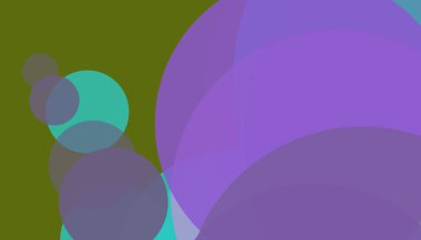 Asgari çemberler soyut arkaplan deseni