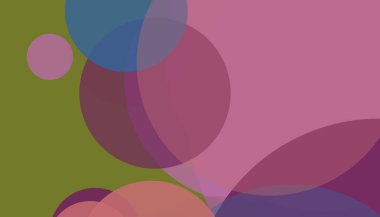 Asgari çemberler soyut arkaplan deseni