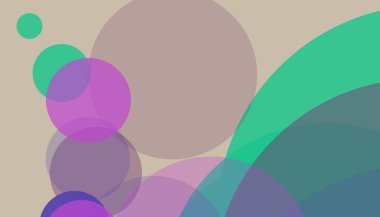 Asgari çemberler soyut arkaplan deseni