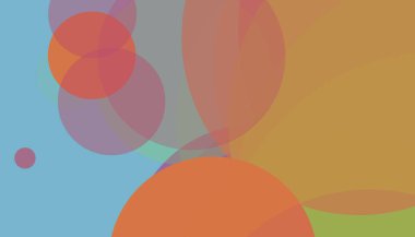 Asgari çemberler soyut arkaplan deseni