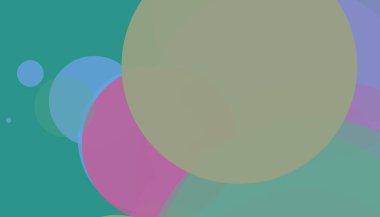 Asgari çemberler soyut arkaplan deseni