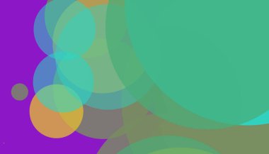 Asgari çemberler soyut arkaplan deseni