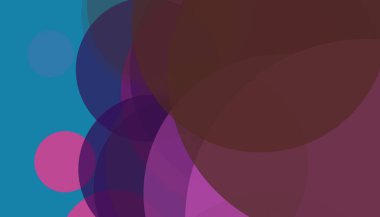 Asgari çemberler soyut arkaplan deseni