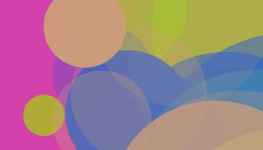 Asgari çemberler soyut arkaplan deseni