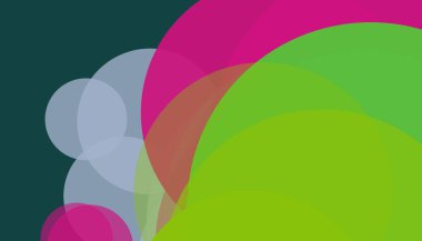 Asgari çemberler soyut arkaplan deseni