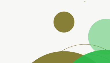 Asgari modern geometrik daireler soyut arkaplan deseni tespit etti