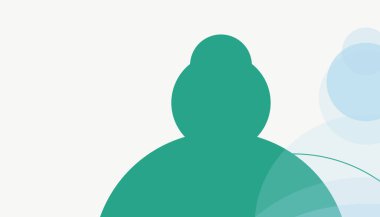 Asgari modern geometrik daireler soyut arkaplan deseni tespit etti