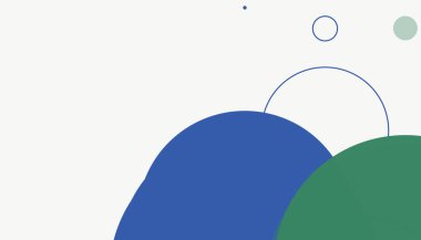 Asgari modern geometrik daireler soyut arkaplan deseni tespit etti