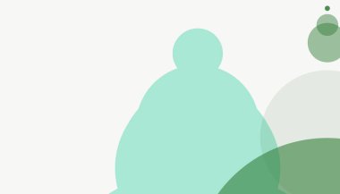 Asgari modern geometrik daireler soyut arkaplan deseni tespit etti