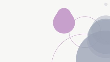 Asgari modern geometrik daireler soyut arkaplan deseni tespit etti