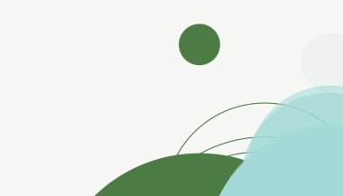 Asgari modern geometrik daireler soyut arkaplan deseni tespit etti