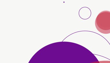 Asgari modern geometrik daireler soyut arkaplan deseni tespit etti