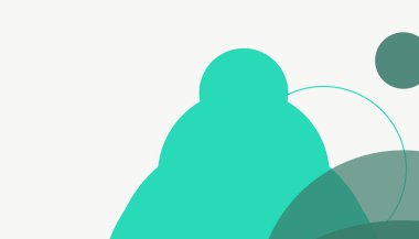 Asgari modern geometrik daireler soyut arkaplan deseni tespit etti