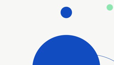 Asgari modern geometrik daireler soyut arkaplan deseni tespit etti