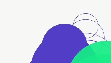 Asgari modern geometrik daireler soyut arkaplan deseni tespit etti