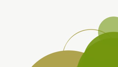 Asgari modern geometrik daireler soyut arkaplan deseni tespit etti